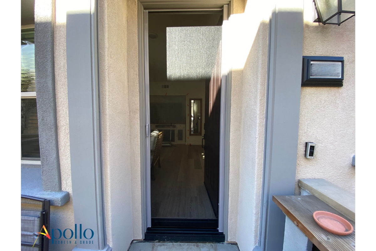 Custom Color Front Door Retractable Screen- Whittier_CA (1).jpg